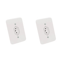 Kit C/2 - Conjunto Radial Pollar 1901176 1Tomada 20A