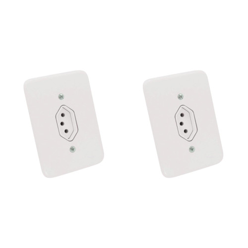 Kit C/2 - Conjunto Radial Pollar 1901176 1Tomada 20A