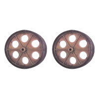 Kit C/2 - Roda Para Carrinho Feira Pc