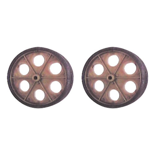 Kit C/2 - Roda Para Carrinho Feira Pc