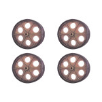 Kit C/4 - Roda Para Carrinho Feira Pc