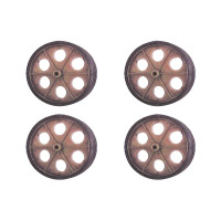 Kit C/4 - Roda Para Carrinho Feira Pc
