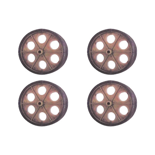 Kit C/4 - Roda Para Carrinho Feira Pc