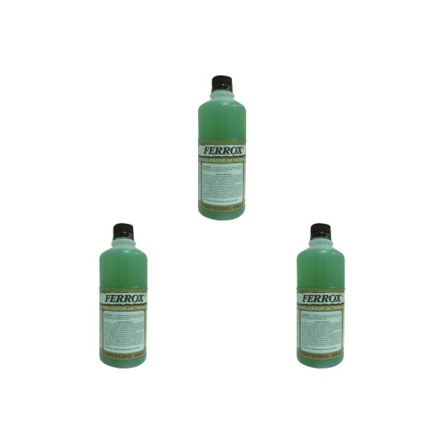 Kit C/3 - Removedor De Ferrugem Ferrox   1/2 L Fe81