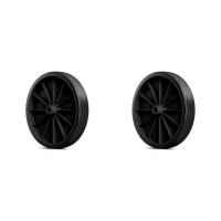Kit C/2 - Roda Para Carrinho Feira Reforcado Pc 200001