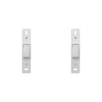 Kit C/2 - Conjunto Perlex''Branca''Sem Placa(1Paralelo) 2...