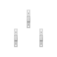 Kit C/3 - Conjunto Perlex''Branca''Sem Placa(1Paralelo) 2...