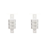 Kit C/2 - Conjunto Perlex''Branca''Sem Placa(3Simples) 2283