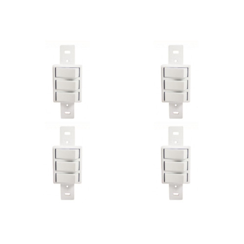 Kit C/4 - Conjunto Perlex''Branca''Sem Placa(3Simples) 2283