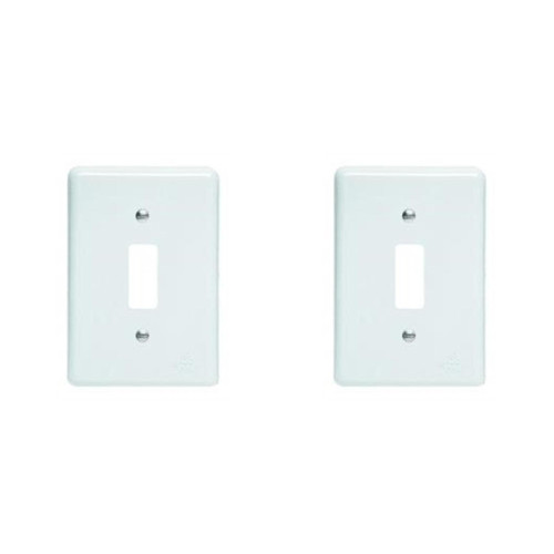 Kit C/2 - Placa Perlex Branca 4X2 (1 Saida) 23Pl1