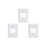 Kit C/3 - Placa Perlex Branca 4X2 (2 Saida) 23Pl2