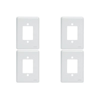 Kit C/4 - Placa Perlex Branca 4X2 (3 Saida Ou 1 Saida+Tomada  ..