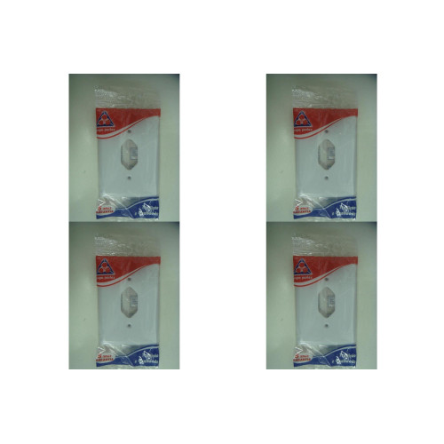 Kit C/4 - Placa Perlex Branca 4X2 (1 Tomada) 23Pl1T