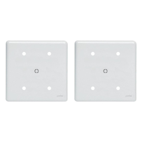 Kit C/2 - Placa Perlex Branca 4X4 (Cega+Furo) 23Pl00/66