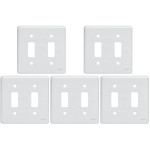 Kit C/5 - Placa Perlex Branca 4X4 (1 Saida+1 Saida) 23Pl11