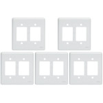 Kit C/5 - Placa Perlex Branca 4X4 (3 Saida+3 Saida) 23Pl33