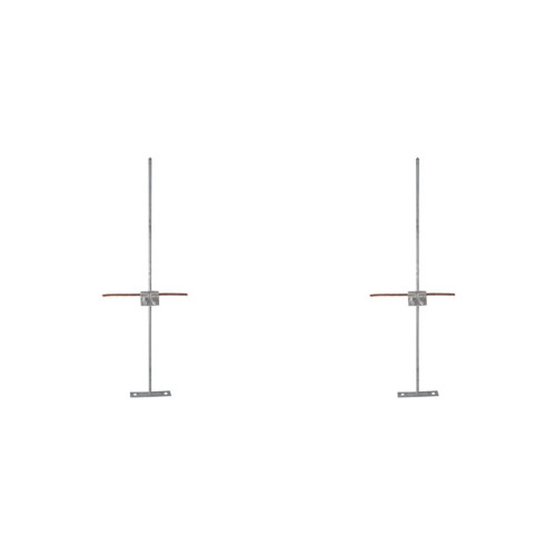 Kit C/2 - Para-Raio Terminal Aereo Fixacao Horizontal Dr-009