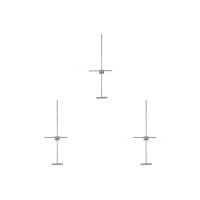 Kit C/3 - Para-Raio Terminal Aereo Fixacao Horizontal Dr-009