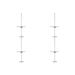 Kit C/4 - Para-Raio Terminal Aereo Fixacao Horizontal Dr-009