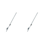 Kit C/2 - Para-Raio Terminal Aereo Com Rosca Soberba+Bucha
