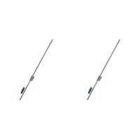 Kit C/2 - Para-Raio Terminal Aereo Com Rosca Soberba+Bucha