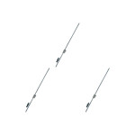 Kit C/3 - Para-Raio Terminal Aereo Com Rosca Soberba+Bucha