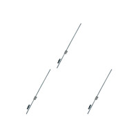 Kit C/3 - Para-Raio Terminal Aereo Com Rosca Soberba+Bucha
