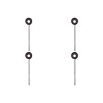 Kit C/4 - Para-Raio Isolador Simples Com Rosca Soberba+Bu...