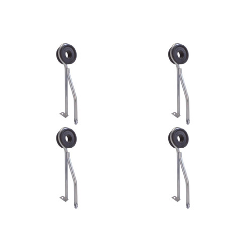 Kit C/4 - Para-Raio Isolador Reforcado Com Rosca Soberba+...