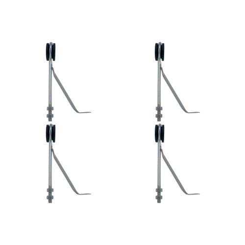 Kit C/4 - Para-Raio Isolador Refrcado Com Rosca Mecanica
