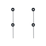 Kit C/4 - Para-Raio Isolador Simples Com Grapa Para Chumbar