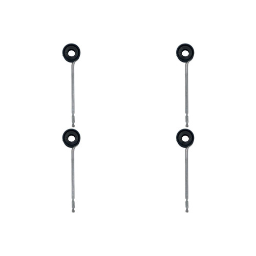 Kit C/4 - Para-Raio Isolador Simples Com Grapa Para Chumbar