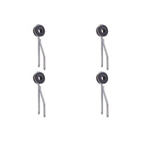 Kit C/4 - Para-Raio Isolador Reforcado Com Grapa Para Chu...