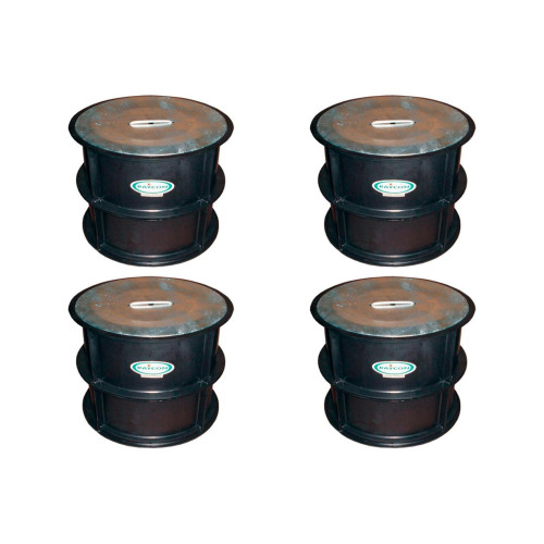 Kit C/4 - Para-Raio Caixa Inspecao Pvc 12'' Sem Tampa