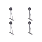 Kit C/4 - Para-Raio Isolador Reforcada Com Chapa De Encos...