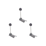 Kit C/3 - Para-Raio Isolador Simples Com Calha Para Telha