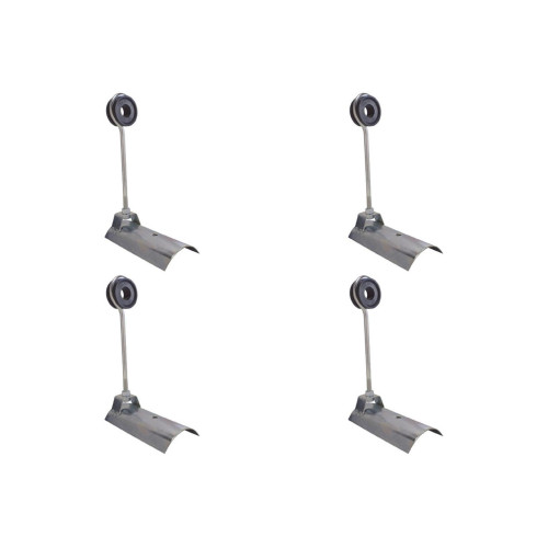 Kit C/4 - Para-Raio Isolador Simples Com Calha Para Telha