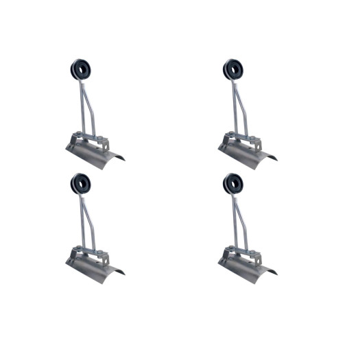 Kit C/4 - Para-Raio Isolador Reforcado Com Calha Para Telha
