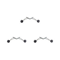 Kit C/3 - Para-Raio Isolador Especial Para Quina 90 Dr-027
