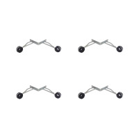 Kit C/4 - Para-Raio Isolador Especial Para Quina 90 Dr-027