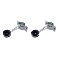 Kit C/2 - Para-Raio Isolador Reforcado Para Mastro 2''1De...