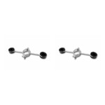 Kit C/2 - Para-Raio Isolador Simples Para Mastro 2''2Desc...