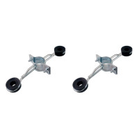 Kit C/2 - Para-Raio Isolador Refrcado Para Mastro 2''2Des...