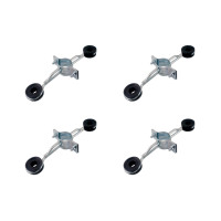 Kit C/4 - Para-Raio Isolador Refrcado Para Mastro 2''2Des...