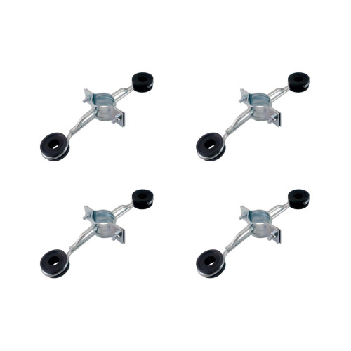 Kit C/4 - Para-Raio Isolador Refrcado Para Mastro 2''2Des...