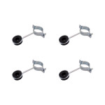 Kit C/4 - Para-Raio Isolador Simples Para Mastro 1.1/2''1...