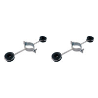 Kit C/2 - Para-Raio Isolador Simples Para Mastro 1.1/2''2...