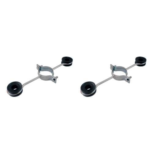 Kit C/2 - Para-Raio Isolador Simples Para Mastro 1.1/2''2...