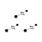 Kit C/3 - Para-Raio Isolador Simples Para Mastro 1.1/2''2...