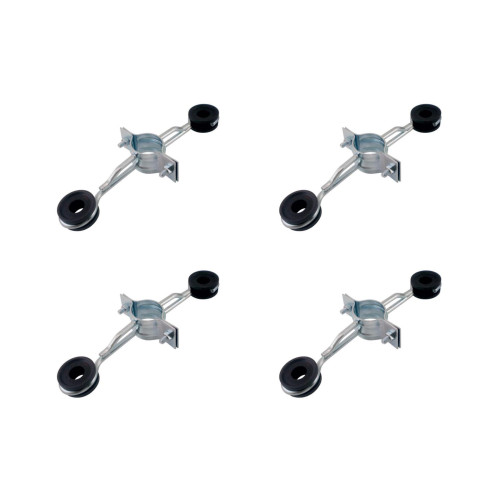 Kit C/4 - Para-Raio Isolador Refrcado Para Mastro 1.1/2''...